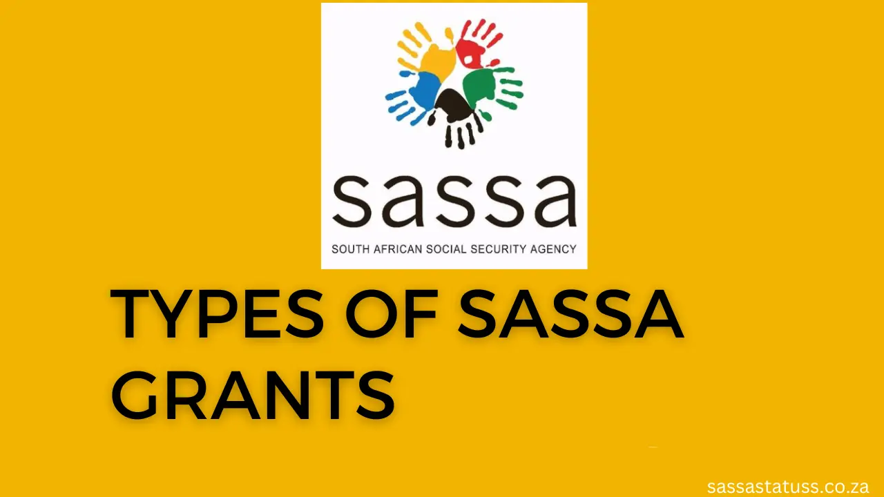 Types of SASSA Social Grants