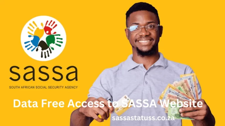 Data Free Access to the SASSA Website | Through MoyaApp