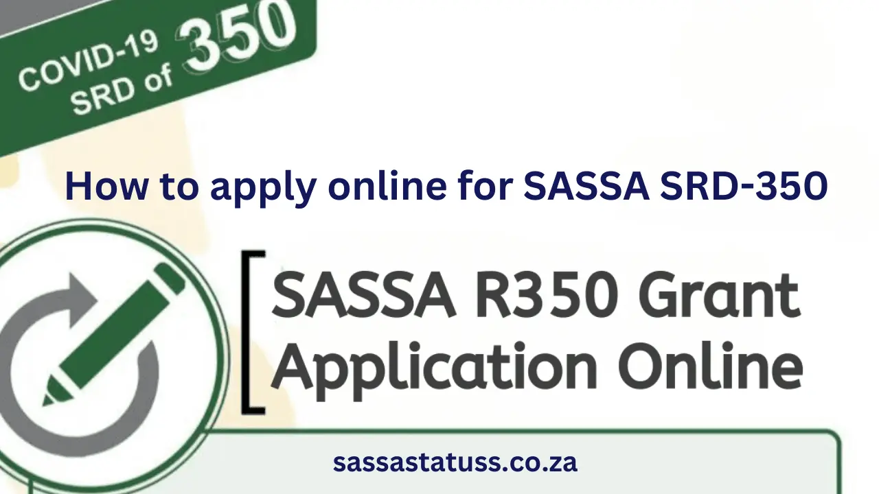 How to apply online for SASSA SRD-350